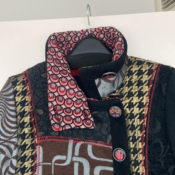 DESIGUAL Coat Multicolor - Picture 3 of 11